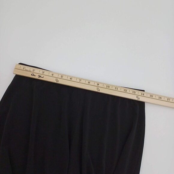 Clara Sun Woo Signature Straight Leg Pants Black Women's L Travel Minimalist - Picture 8 of 10